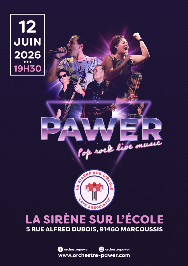 Pawer en concert à la Sirène sur l&rsquo;école